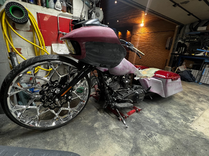 Rear fender and saddlebags of TITAN