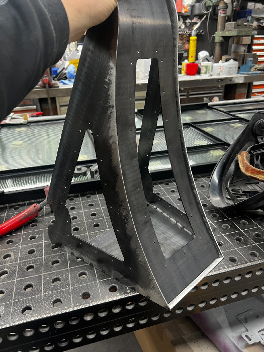 Anodised titanium parts