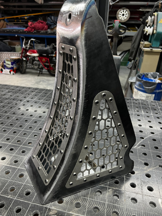 Titanium components in green