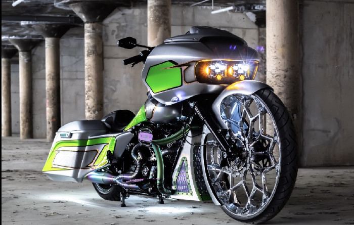 TITAN lighting at the rear